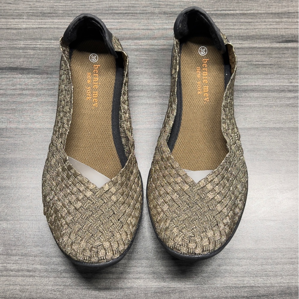 bernie mev. Women's Woven Flats - Tan EU 38 US 7.5 - Picture 4 of 8